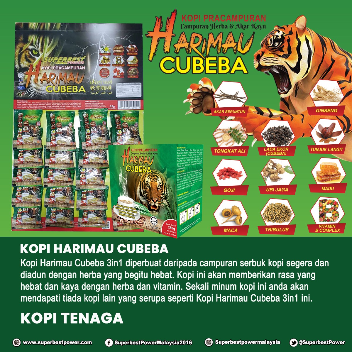 Kopi Harimau Cubeba